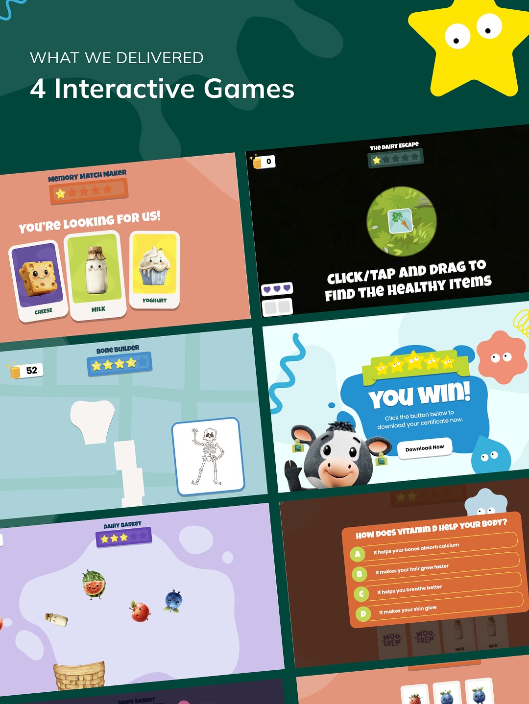 A look at the MooCrew platform, designed to bring healthy habits to life in the classroom and at home.