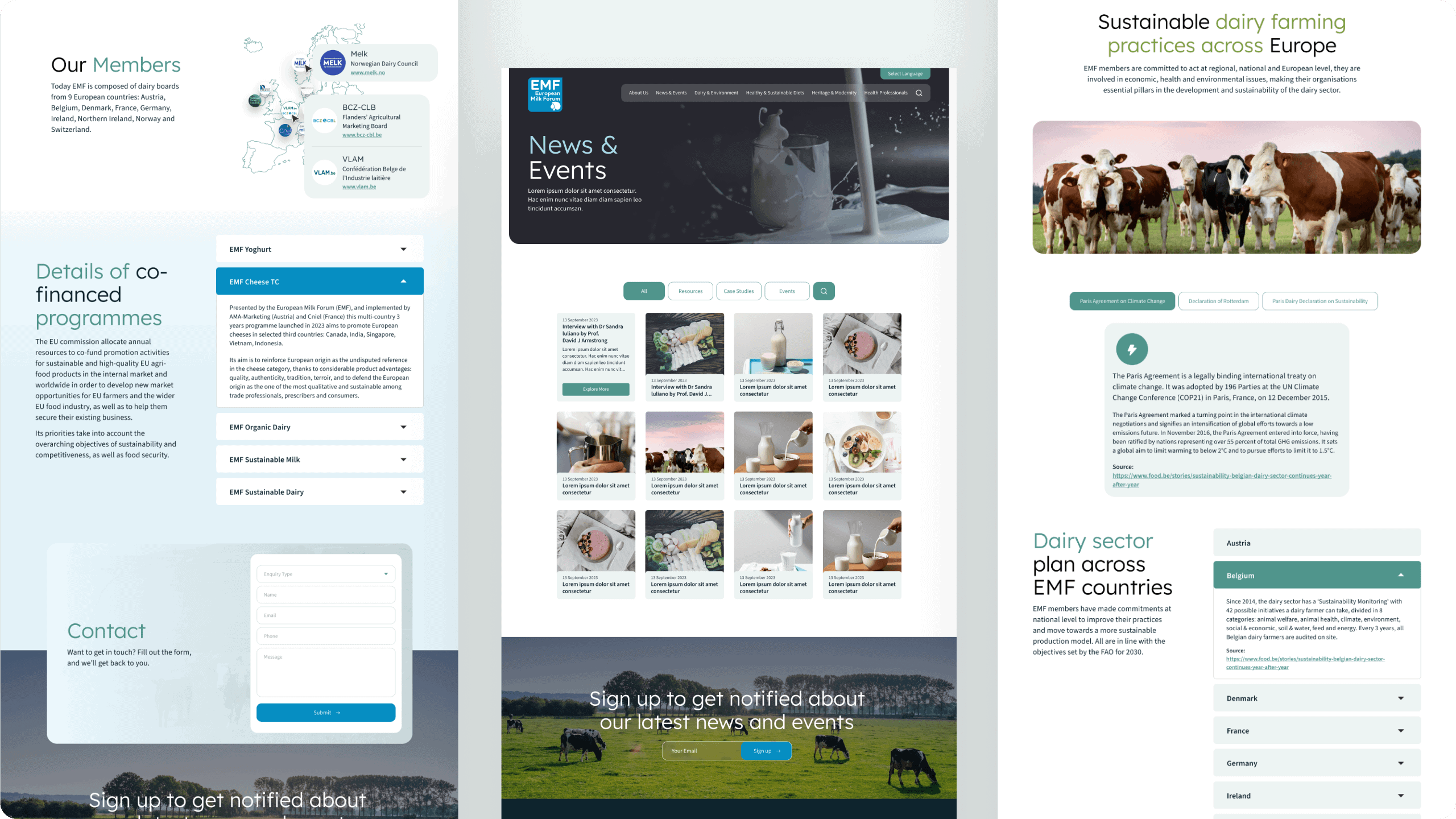 European Milk Forum, Strategy