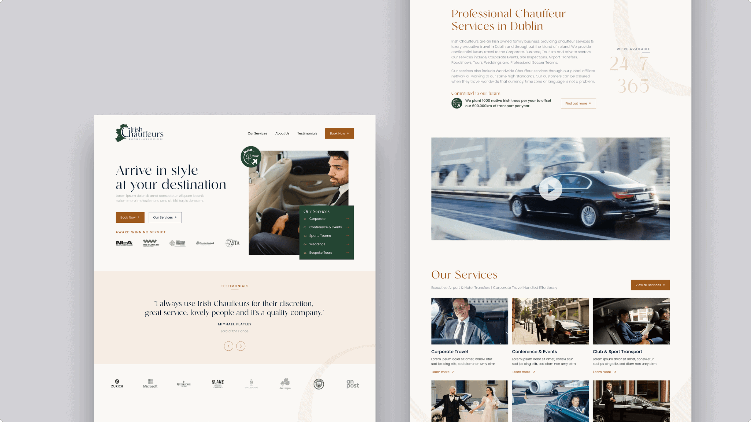Irish Chauffeurs, Challenge