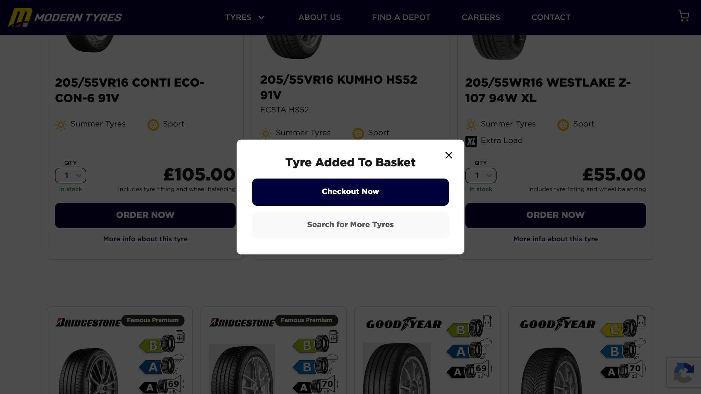 Modern Tyres, Solution