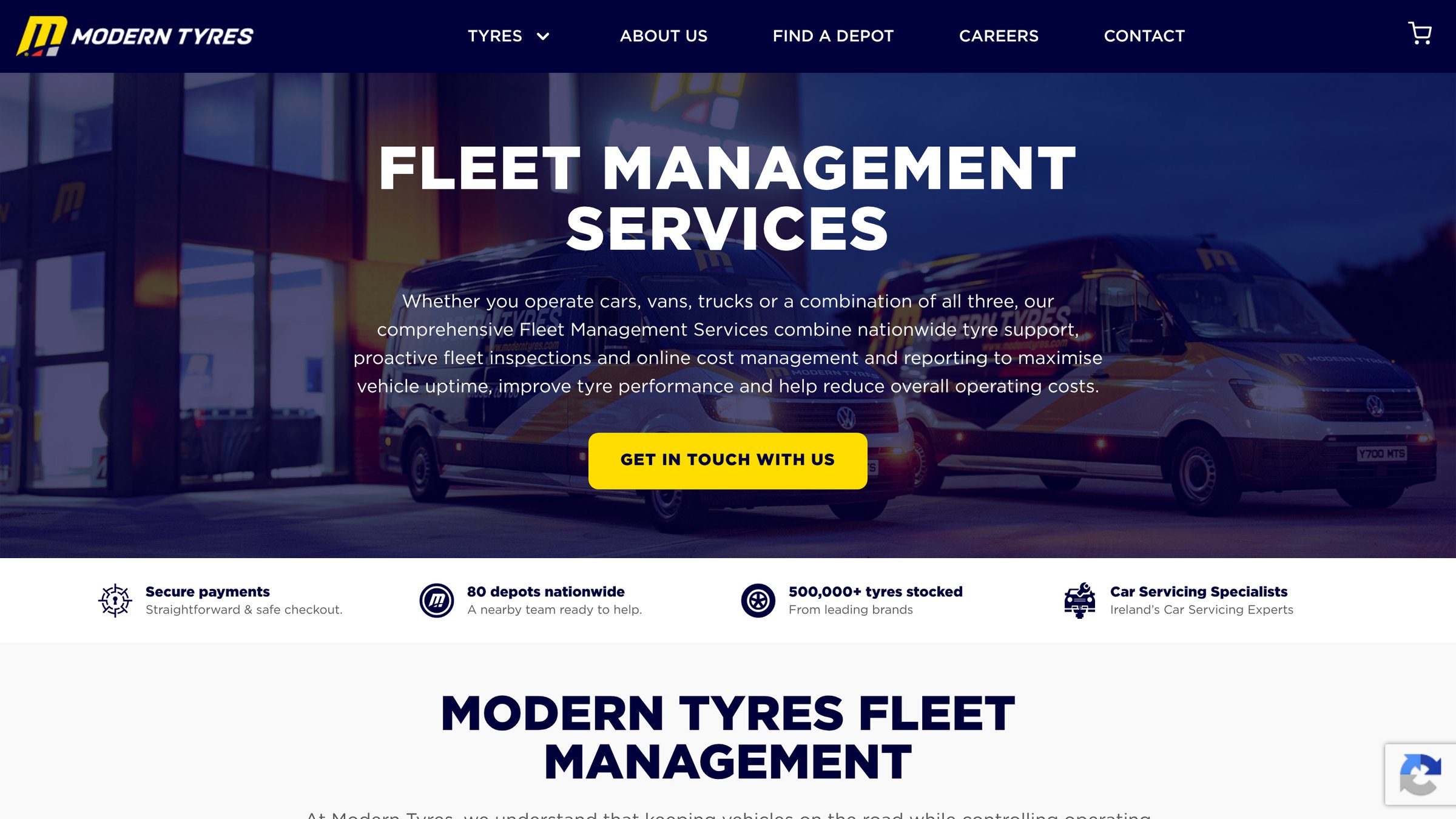 Modern Tyres, Launch