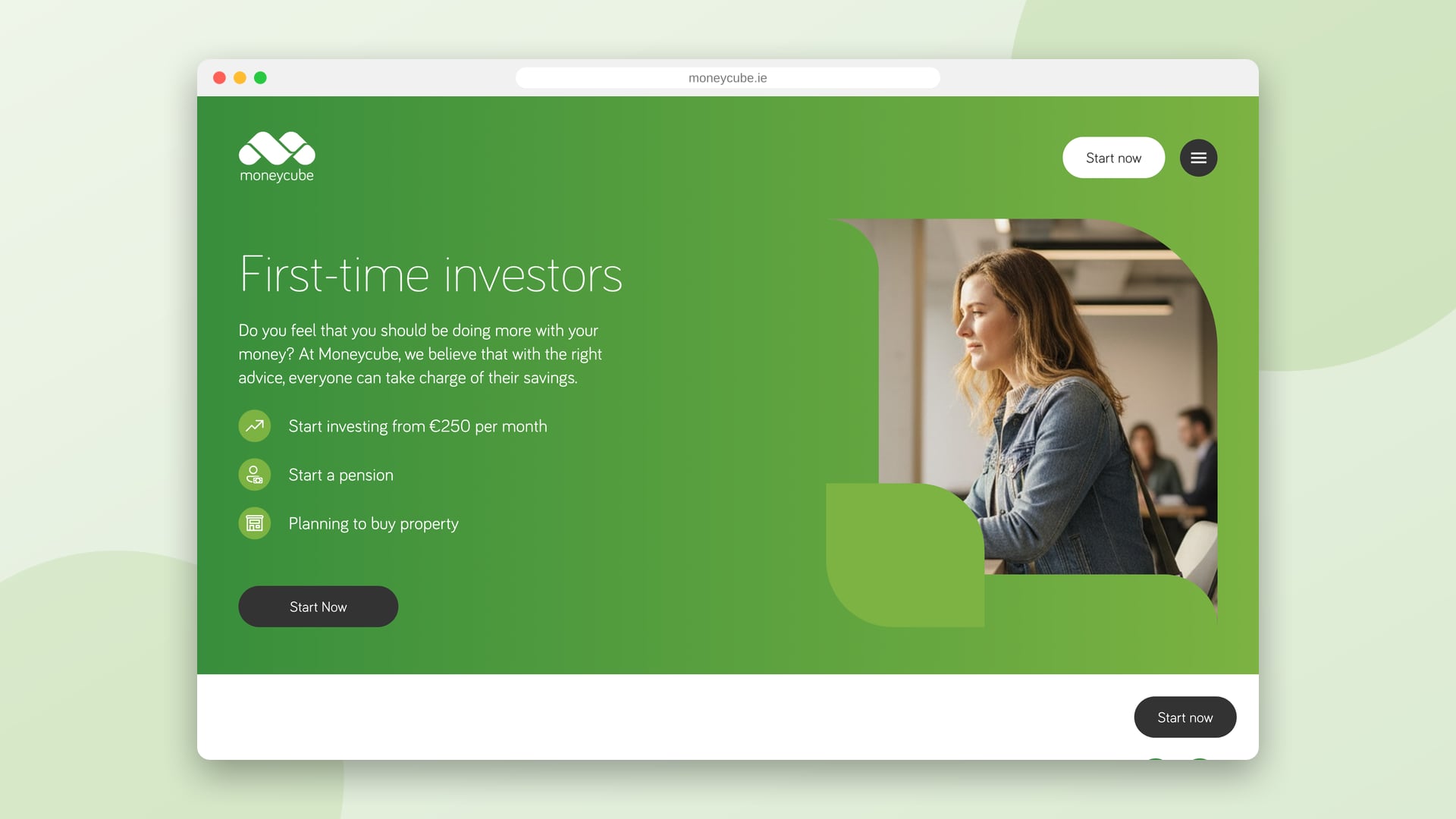 Moneycube first time investor